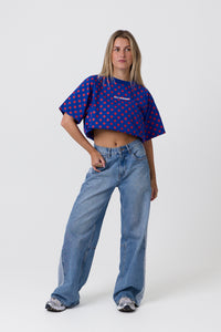 Endless Dot T-shirt Blue