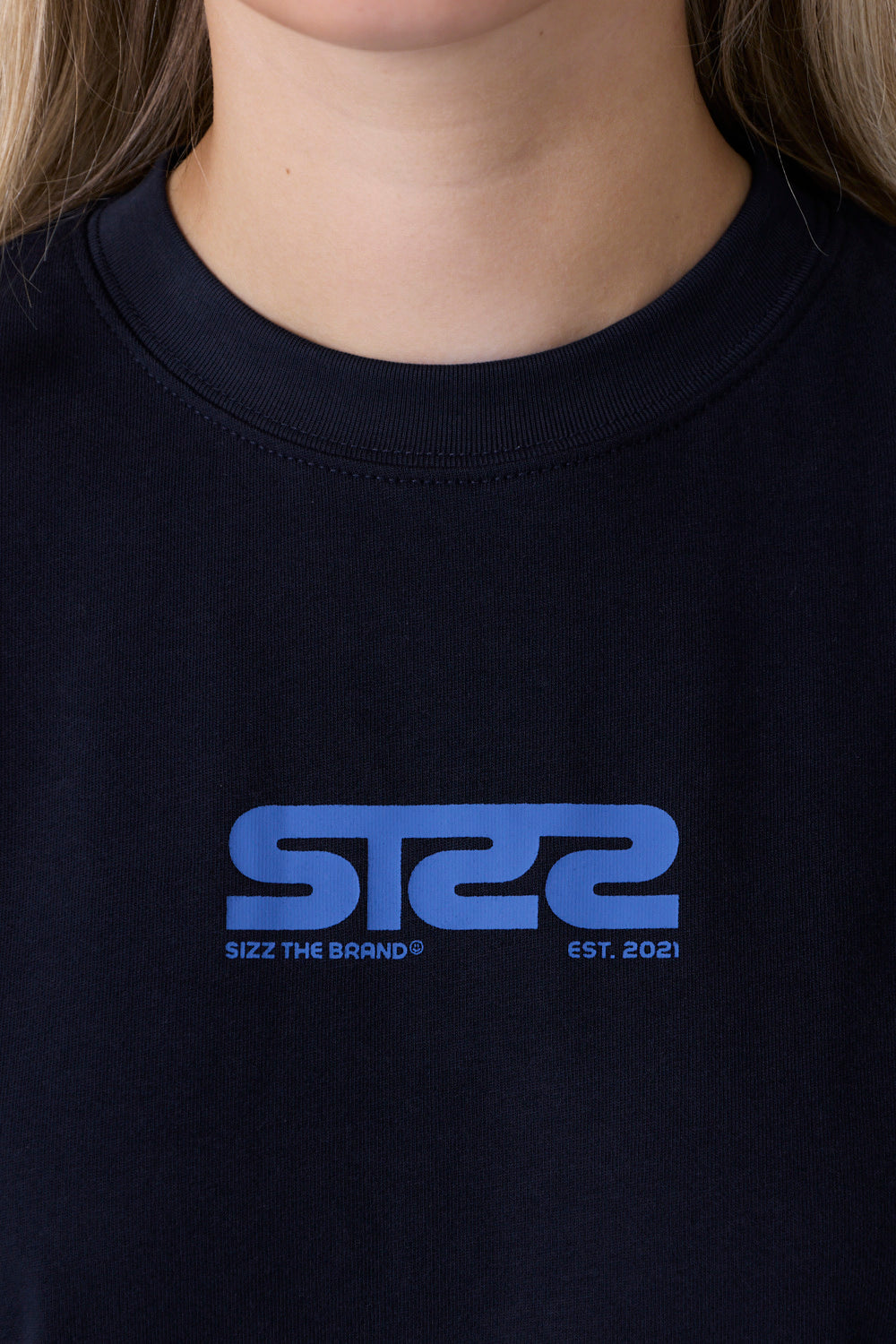Essential Langærmet T-shirt Navy
