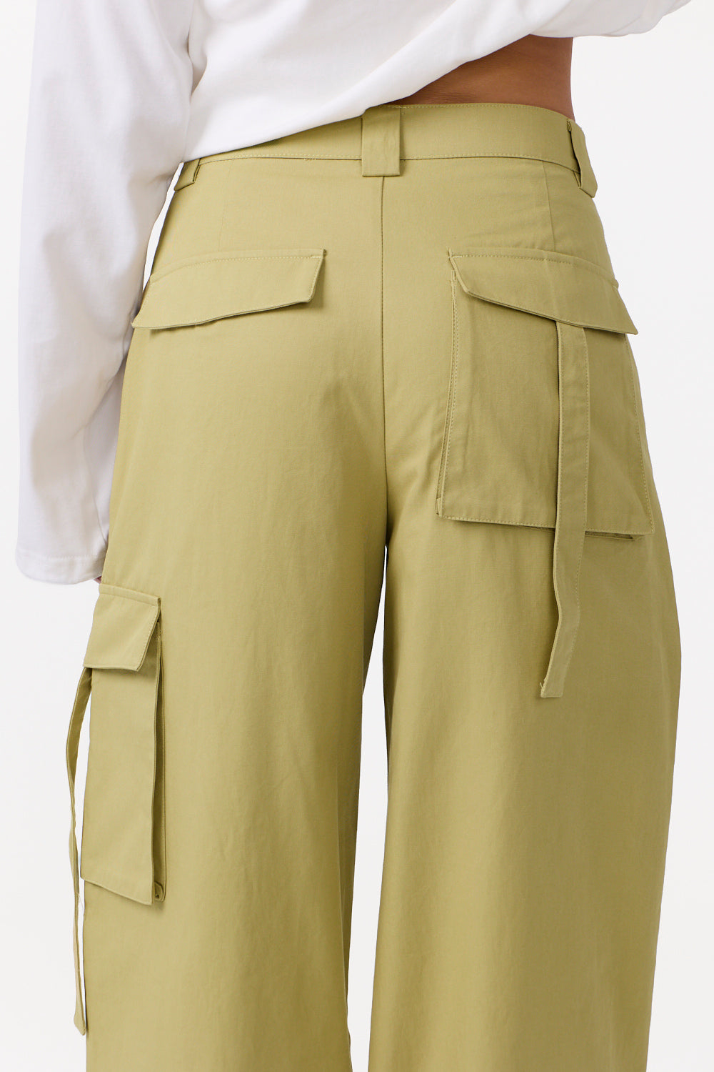 Elevated Cargo Trousers Green