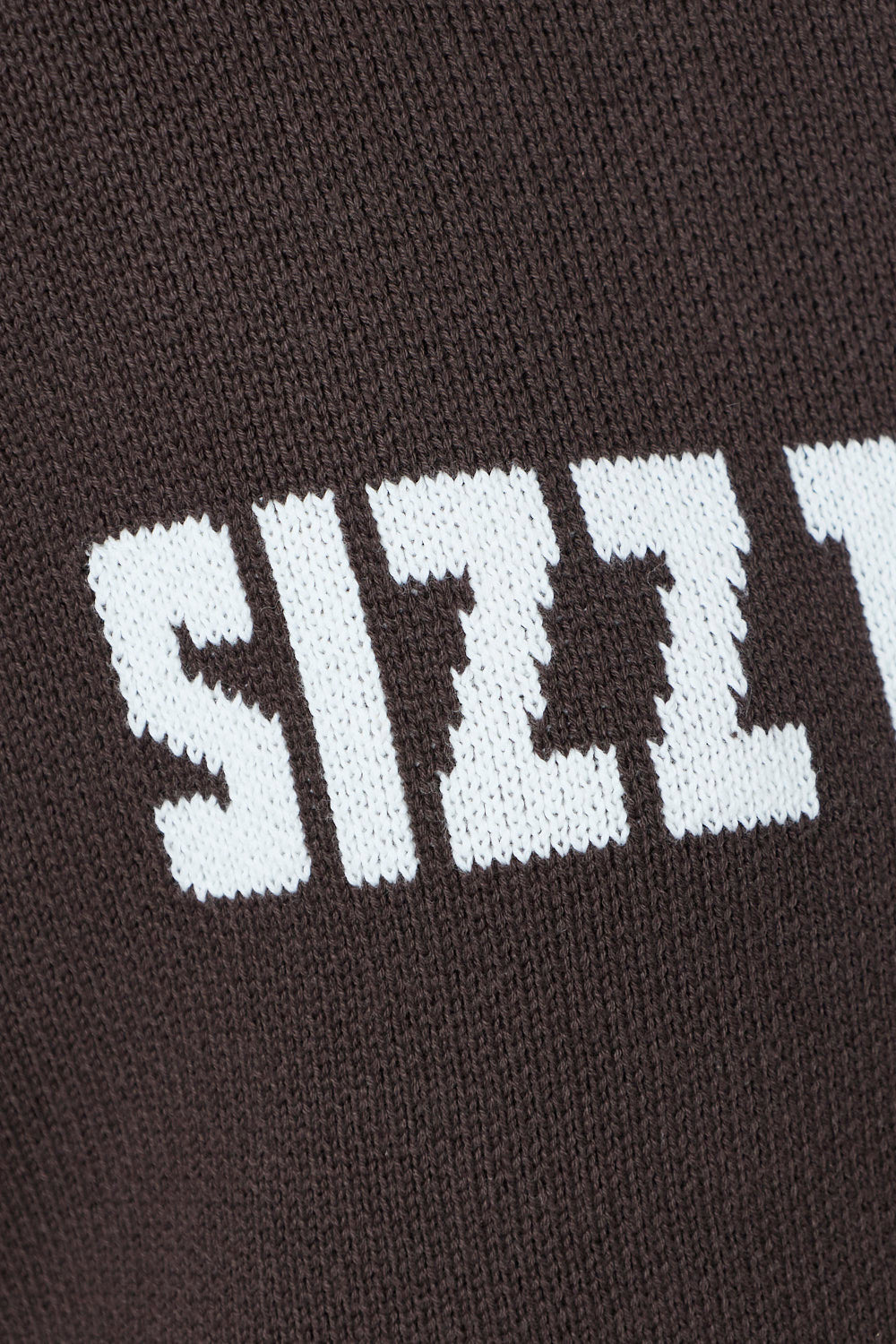 SIZZ THE BRAND Strik-sweater Brun