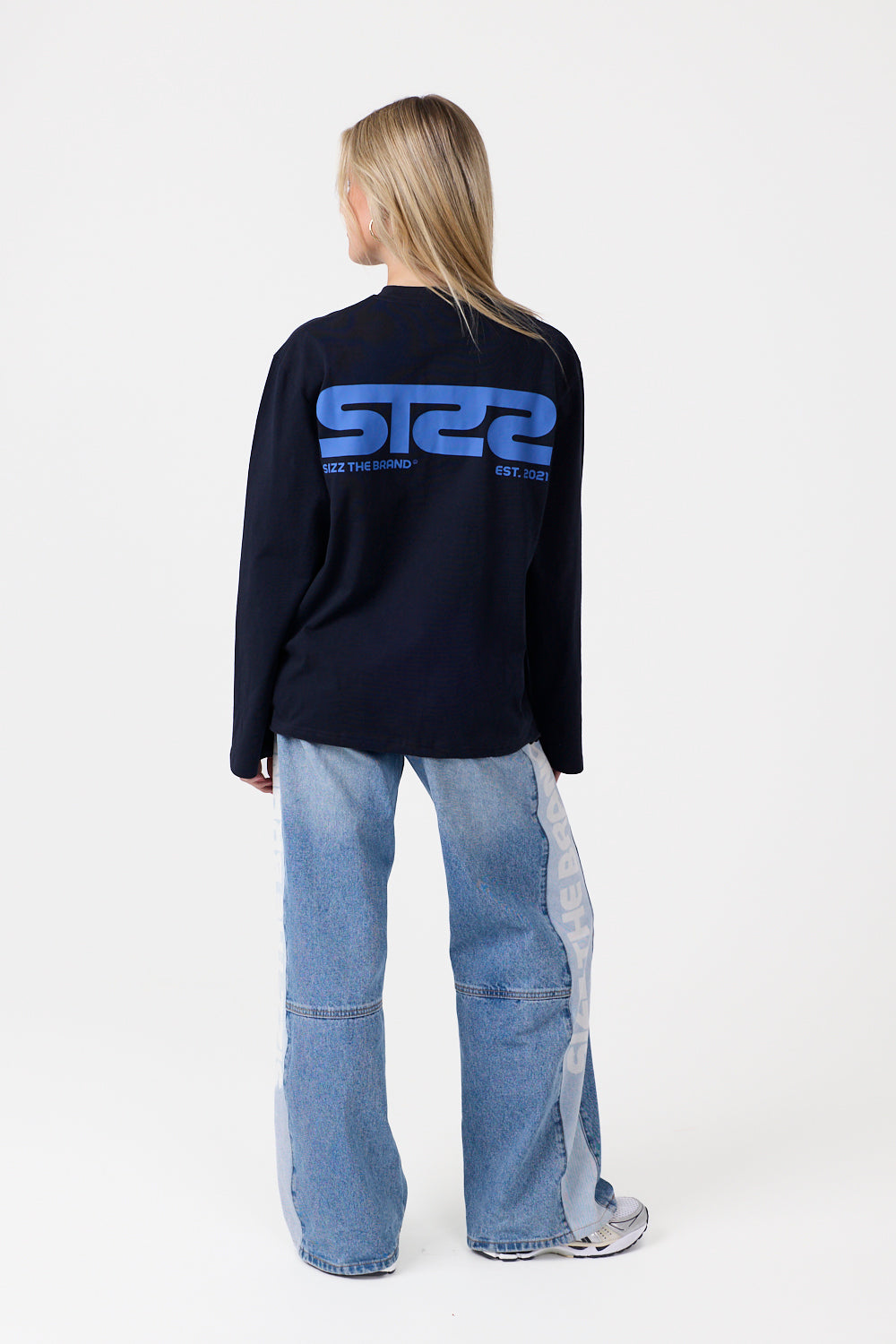 Essential Langærmet T-shirt Navy