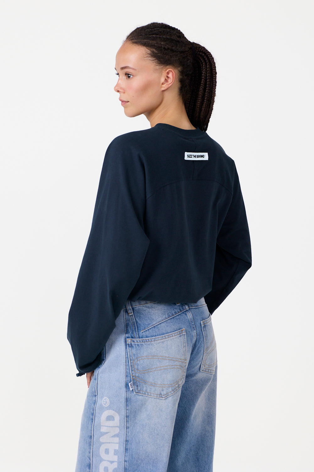 The Base Langærmet T-shirt Navy