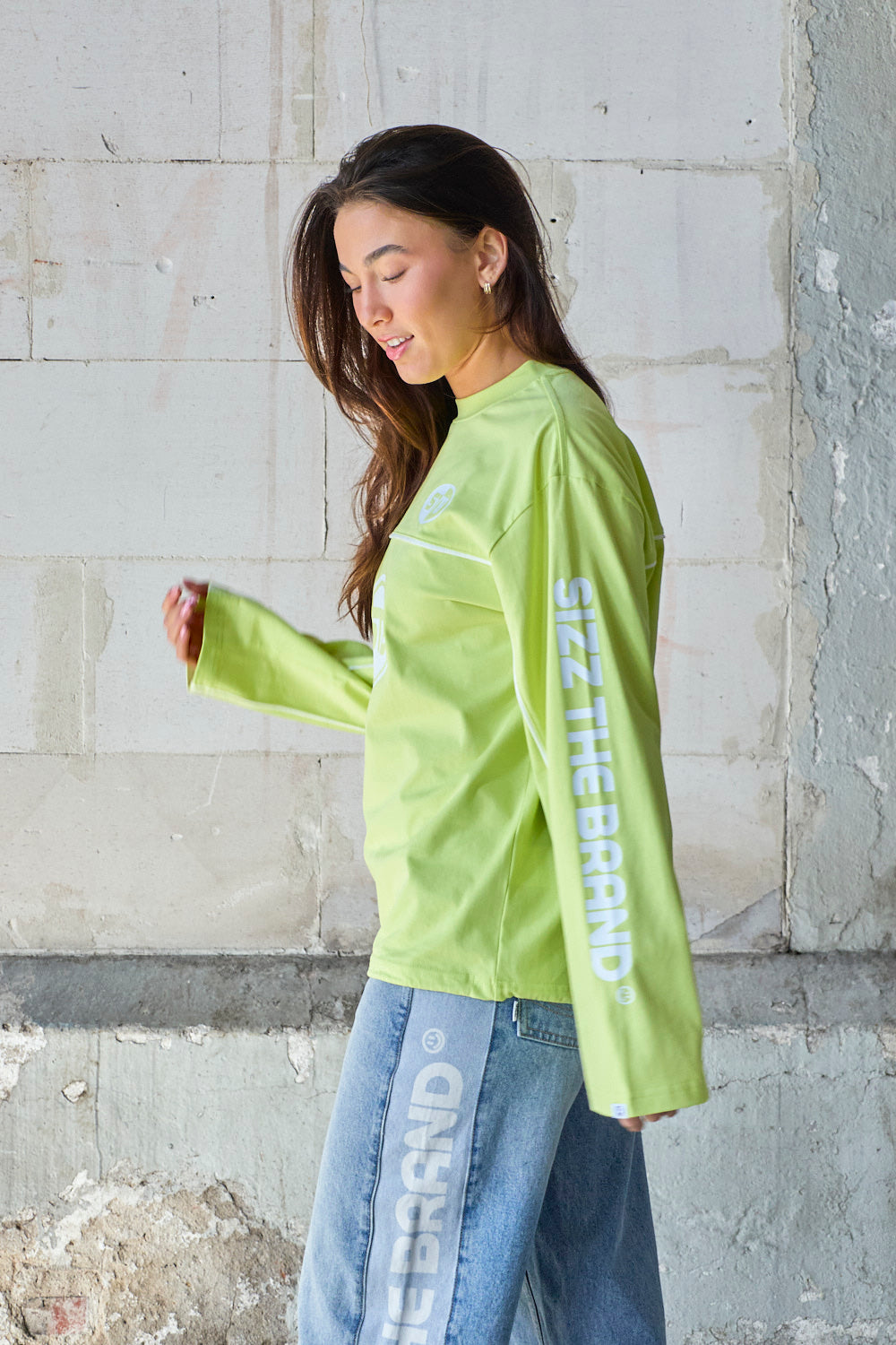 Pulse Langarmshirt Lime