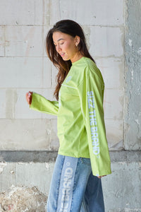 Pulse Langarmshirt Lime