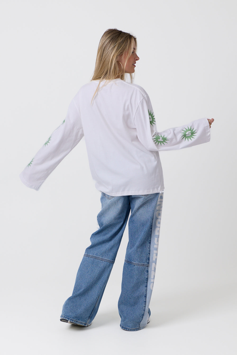Sun Flow Longsleeve White