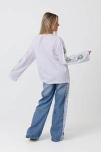 Sun Flow Longsleeve White