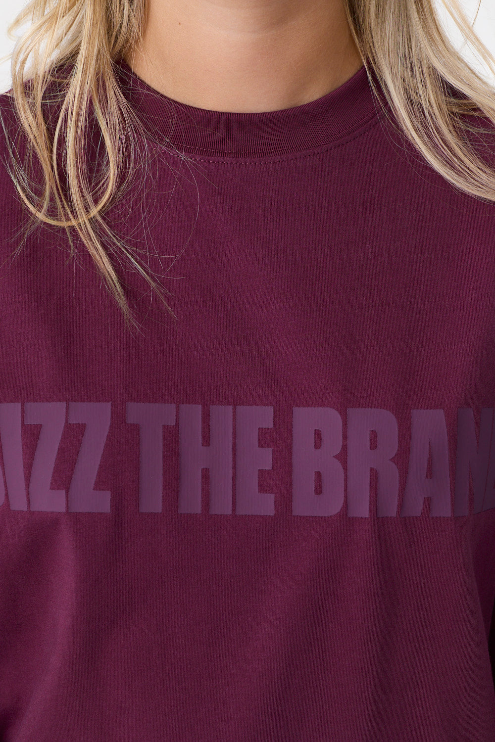 SIZZ THE BRAND Langarmshirt Bordeaux