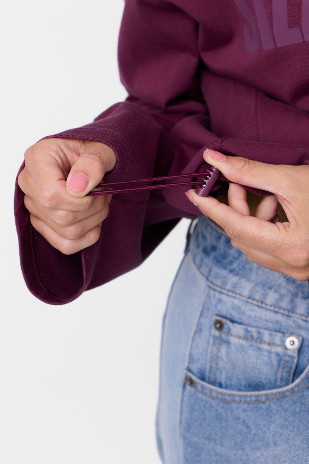 SIZZ THE BRAND Langarmshirt Bordeaux