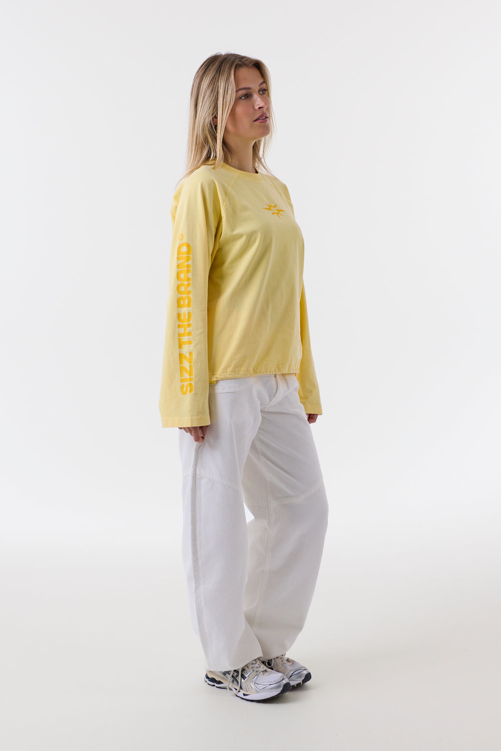 Horizon Langarmshirt Gelb