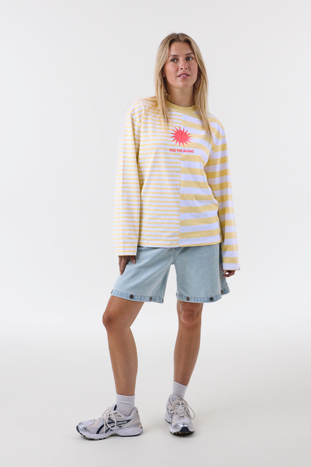 Sol Longsleeve Strepen Geel