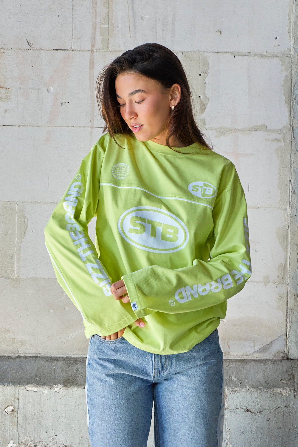 Pulse Langarmshirt Lime