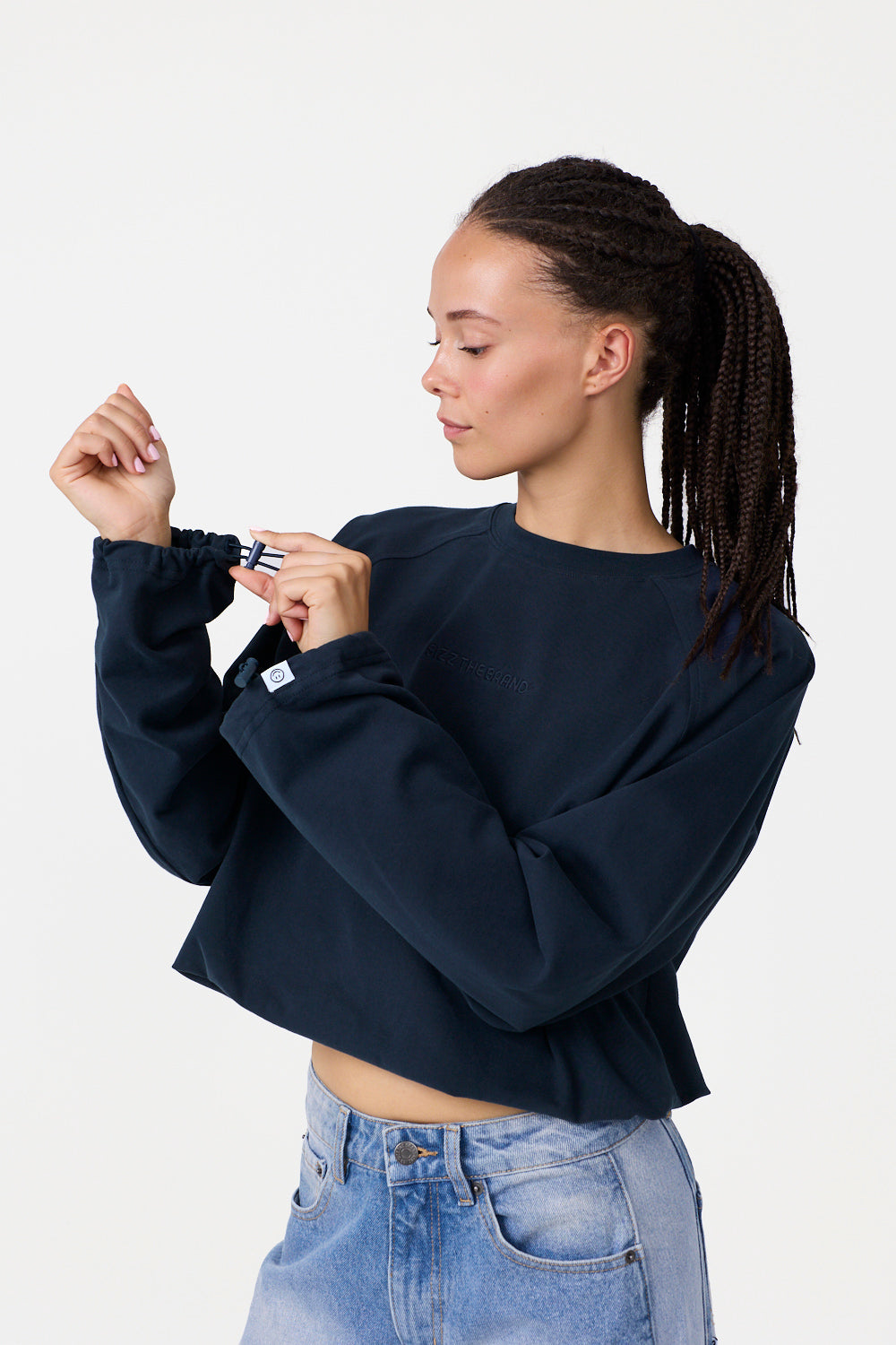 The Base Langærmet T-shirt Navy