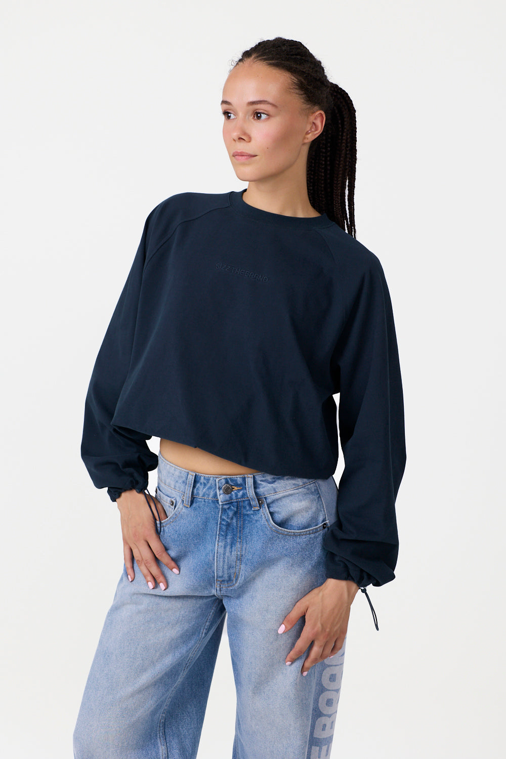 The Base Langærmet T-shirt Navy