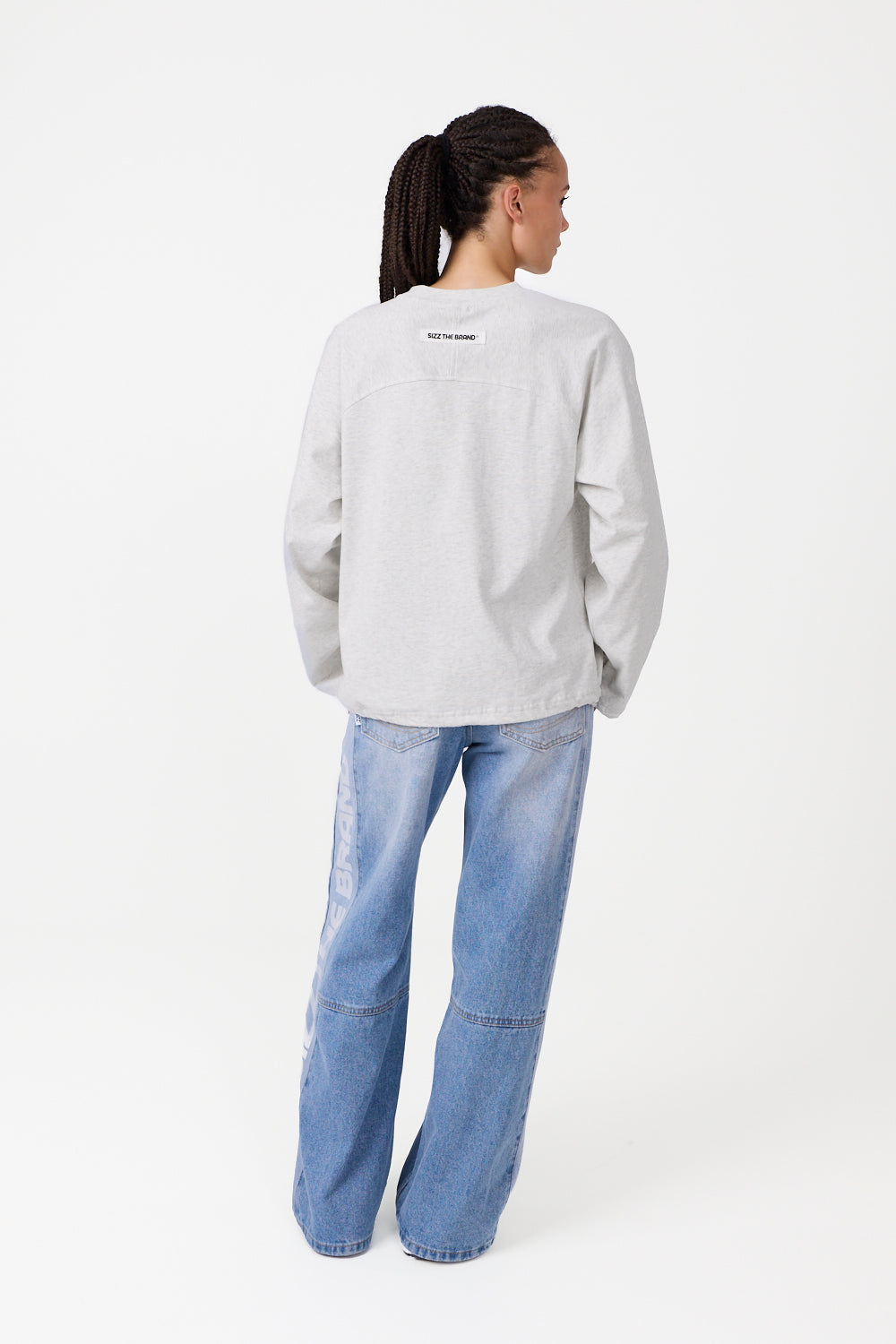 The Base Langærmet T-shirt Grå