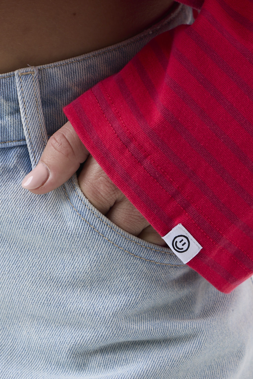 Classic Striped Longsleeve Red