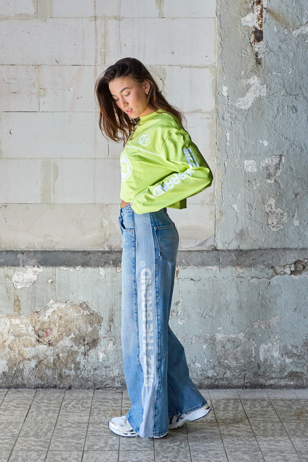 Pulse Langarmshirt Lime