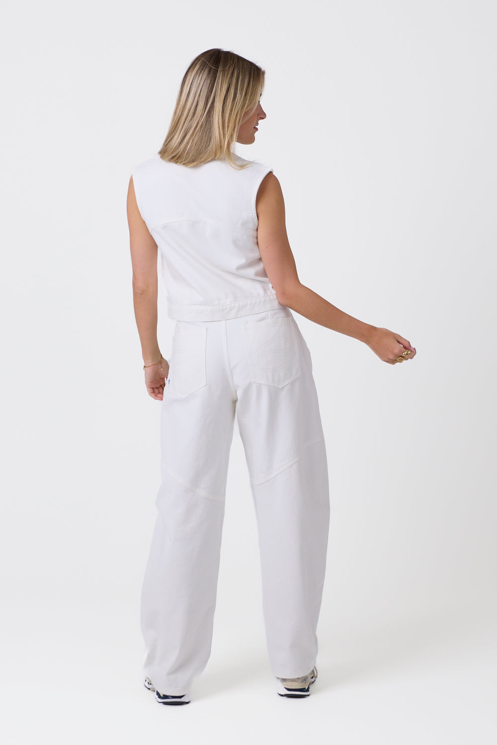 Wave Jeans White