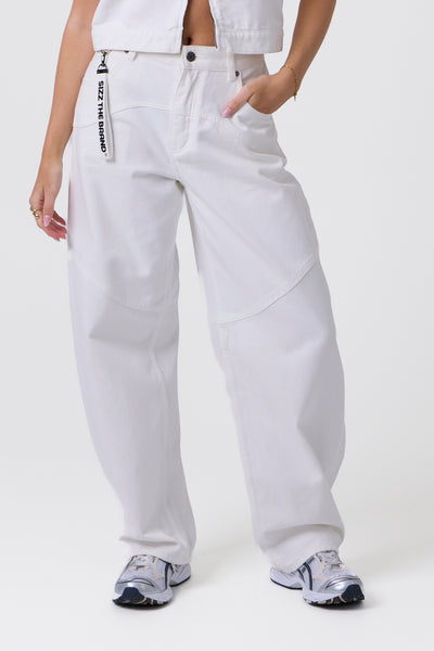 Wave Jeans White