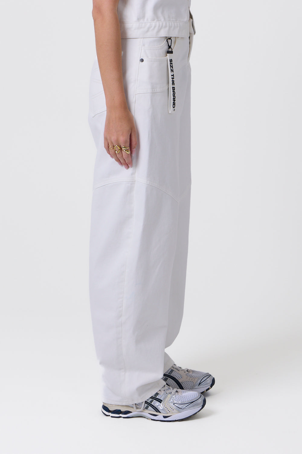 Wave Jeans White
