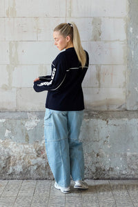 Pulse Langarmshirt Navy