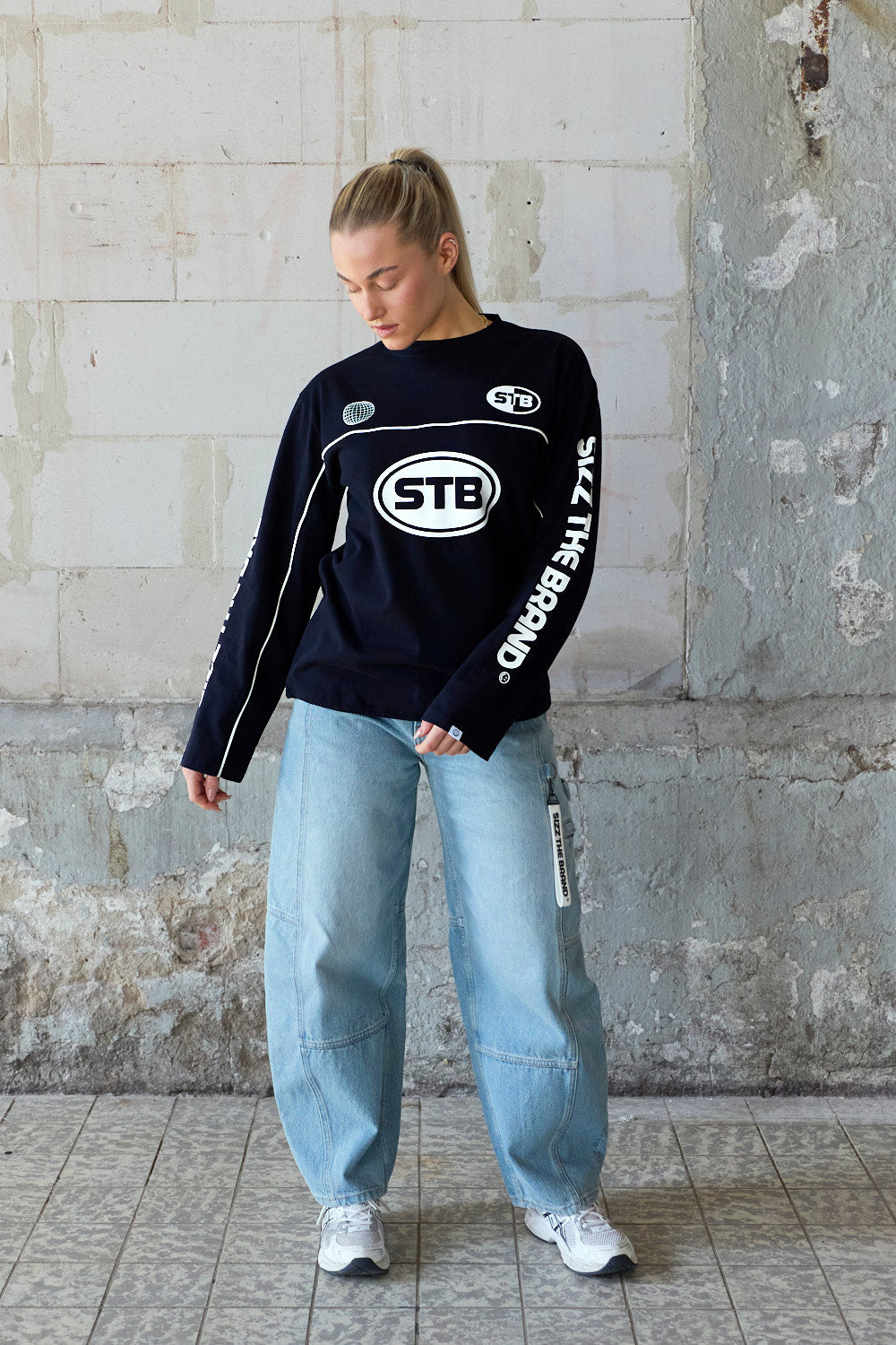 Pulse Langarmshirt Navy