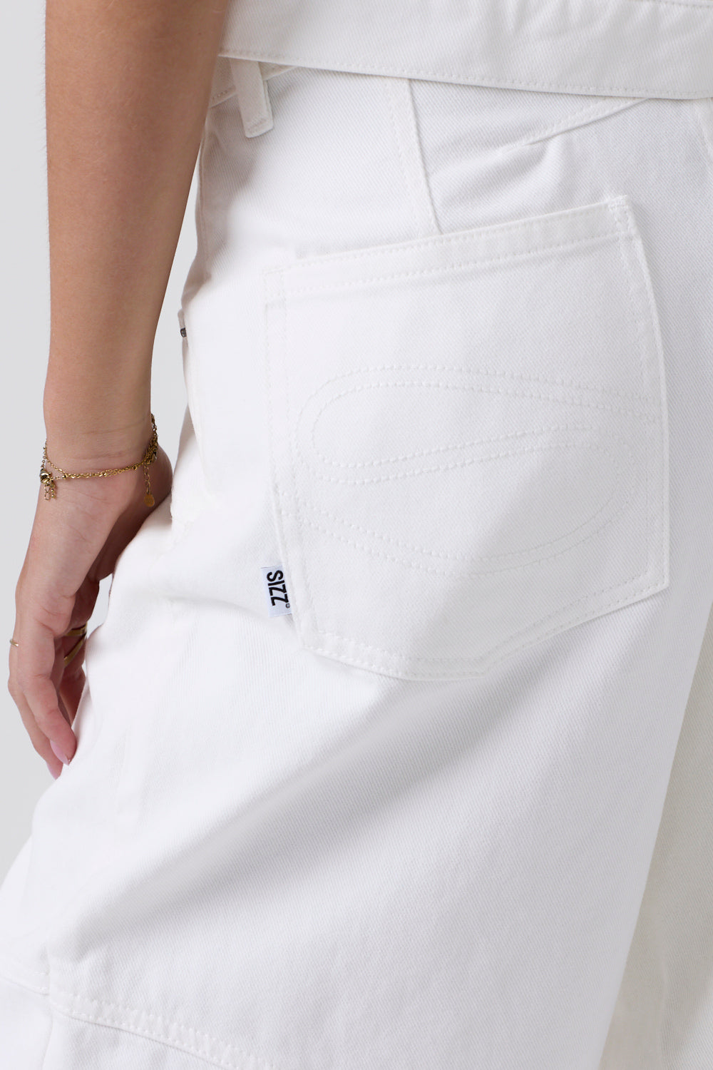 Wave Jeans White