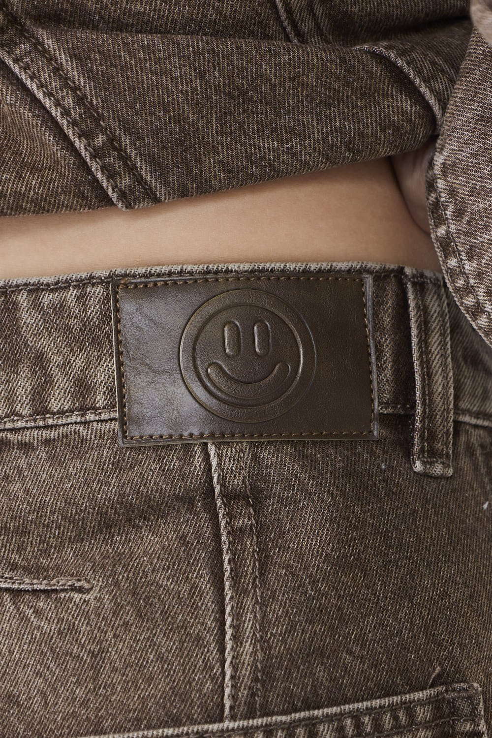 Frame Barrel Jeans Brun