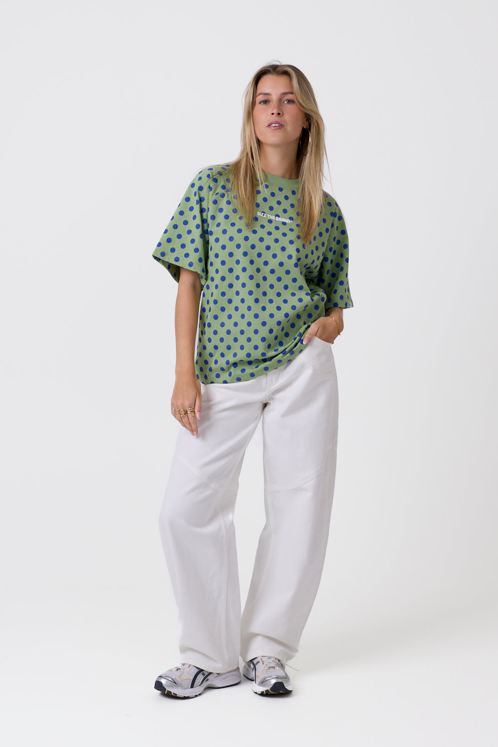 Endless Dot T-shirt Green