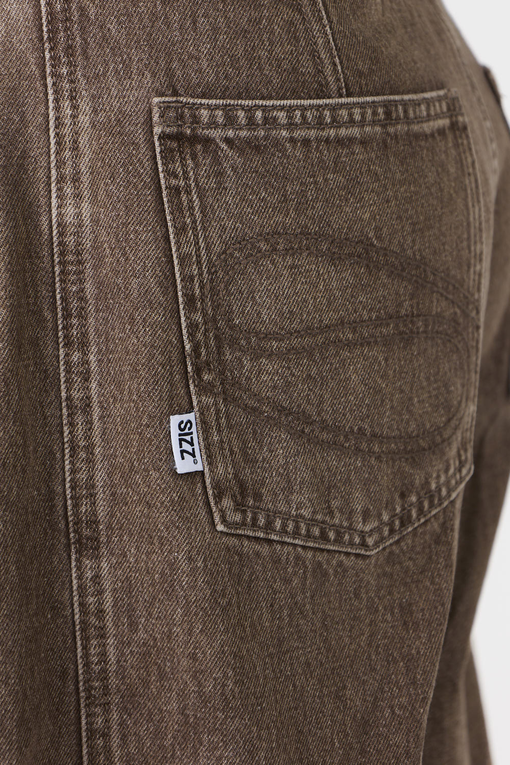 Frame Barrel Jeans Brun