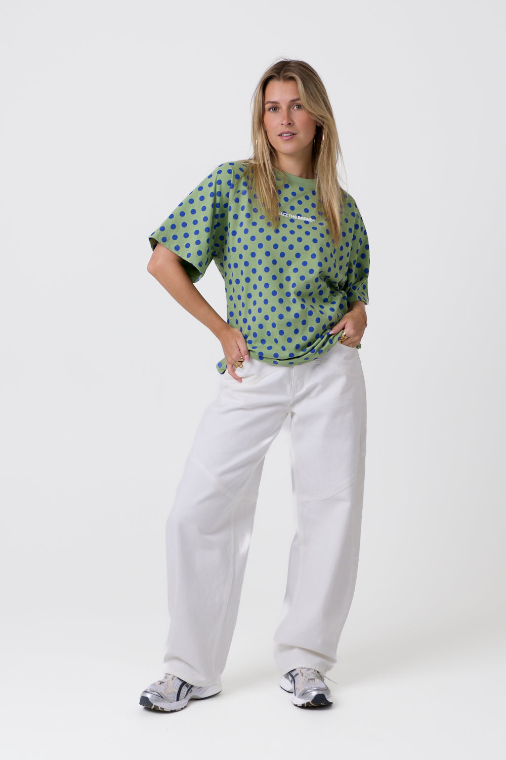 Endless Dot T-shirt Green