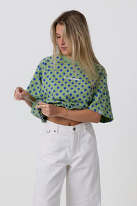 Endless Dot T-shirt Green