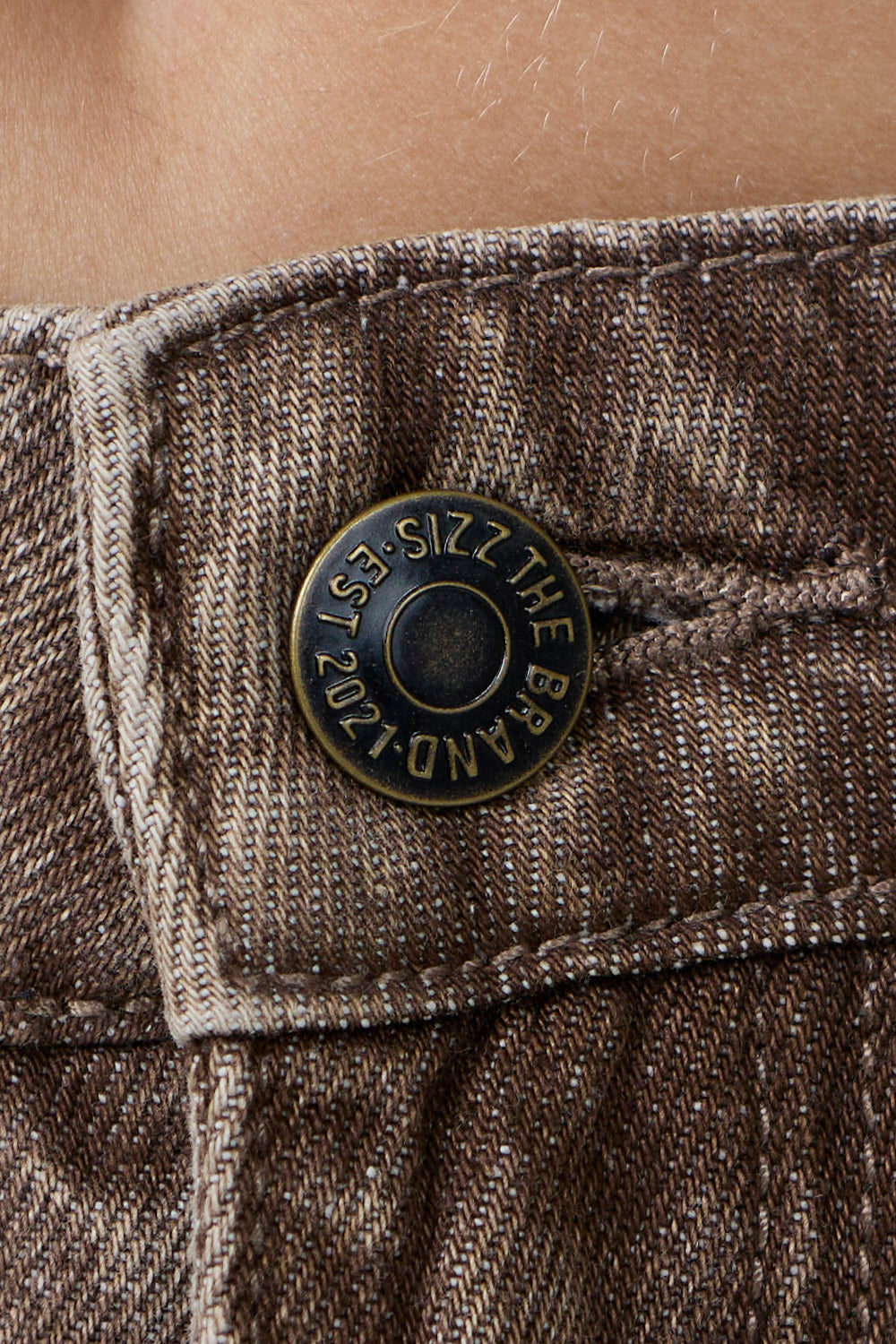 Frame Barrel Jeans Brun