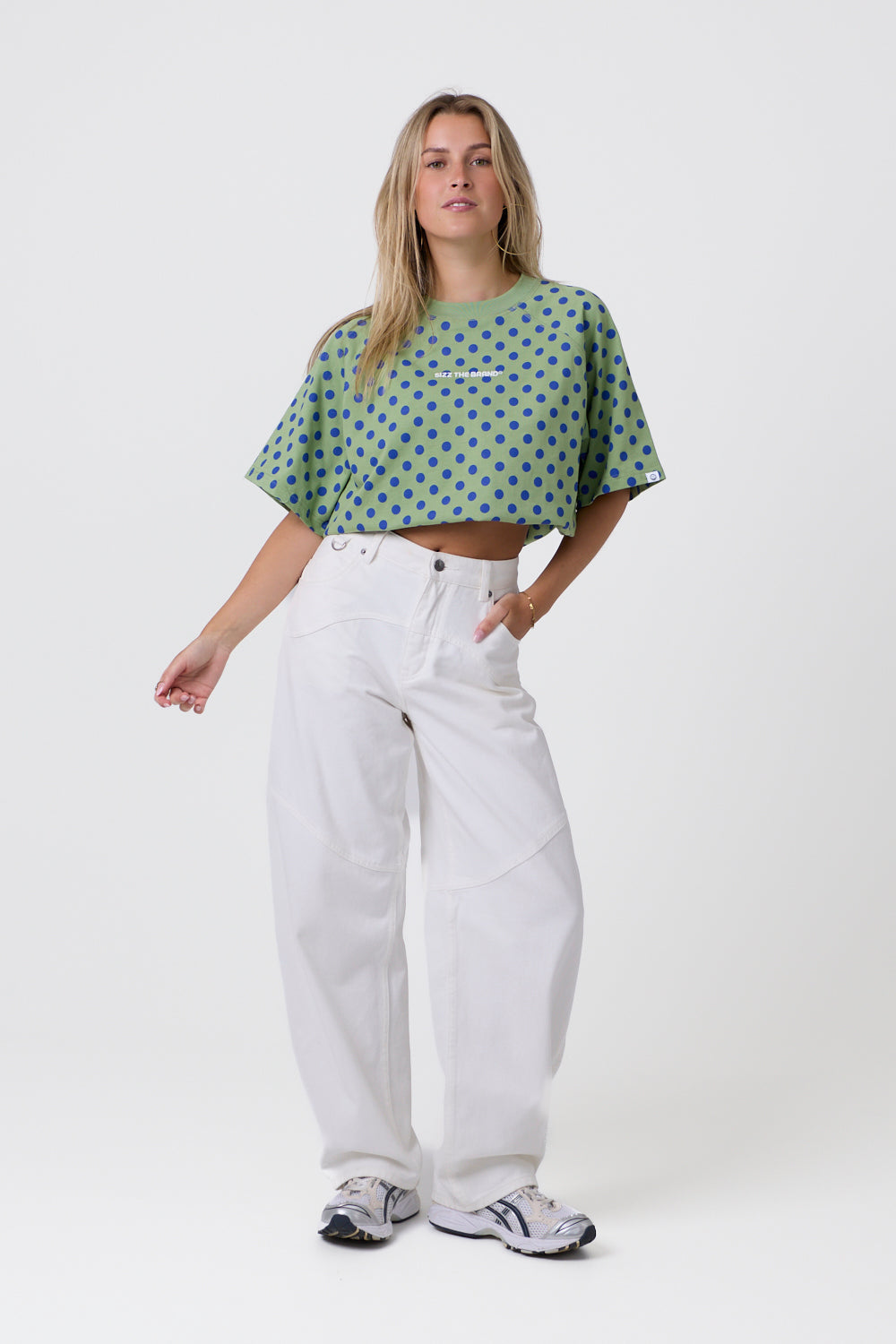 Endless Dot T-shirt Green