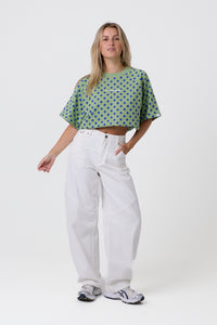 Endless Dot T-shirt Green
