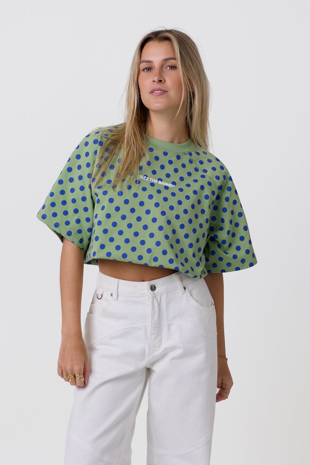Endless Dot T-shirt Green