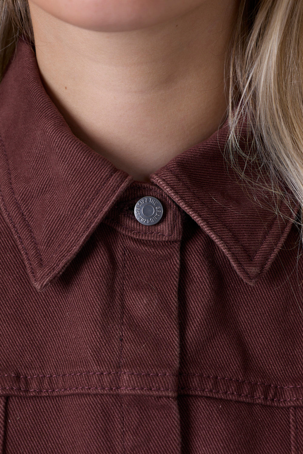Frame Denim Bluse Bordeaux