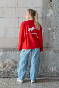 Presence Langarmshirt Rot