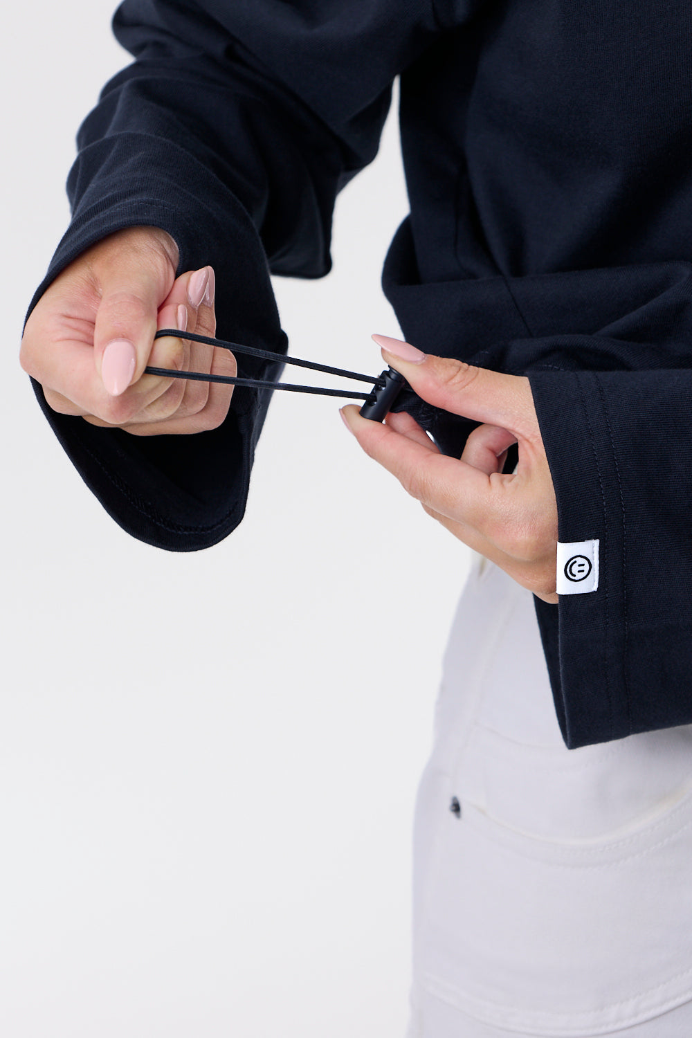 Motion Langarmshirt Navy