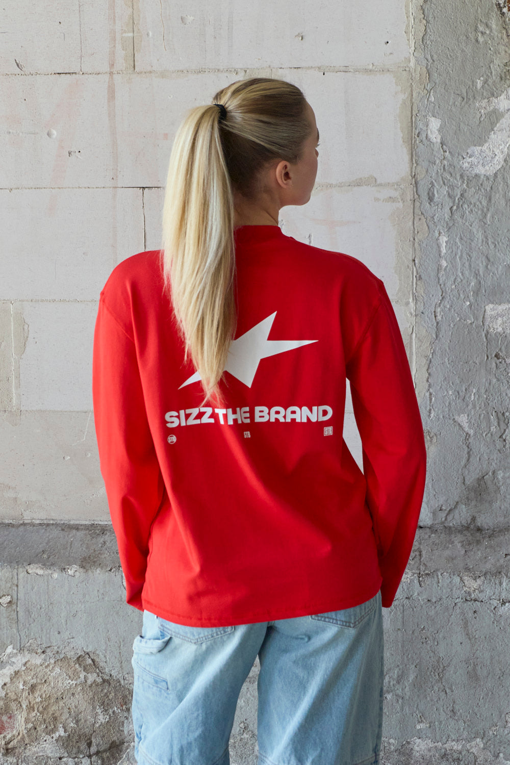 Presence Langarmshirt Rot