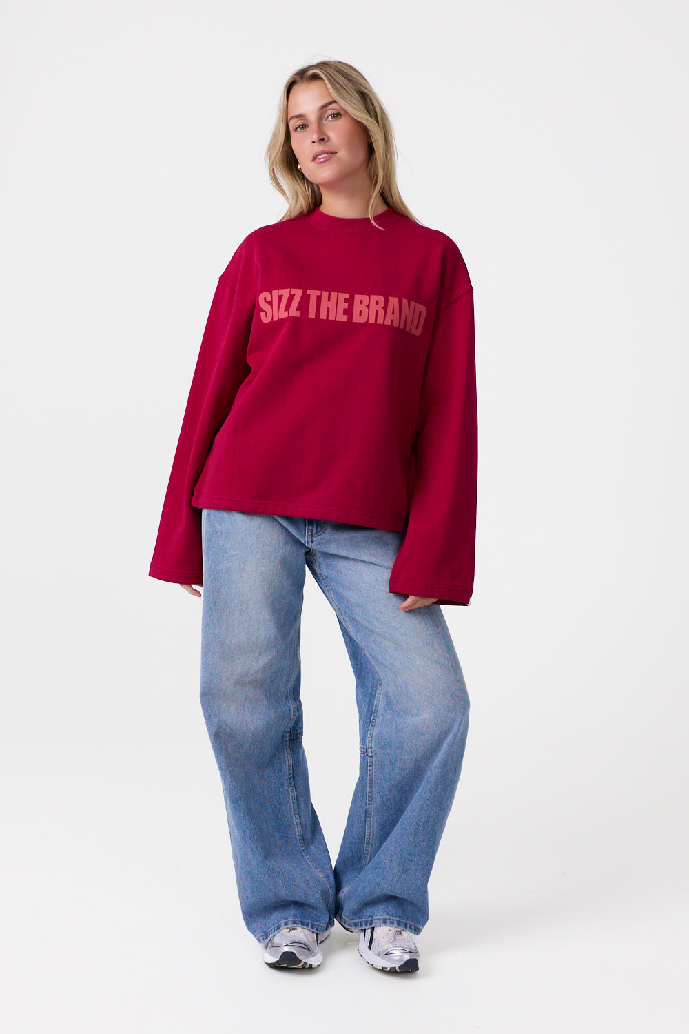 SIZZ THE BRAND Sweater Rød