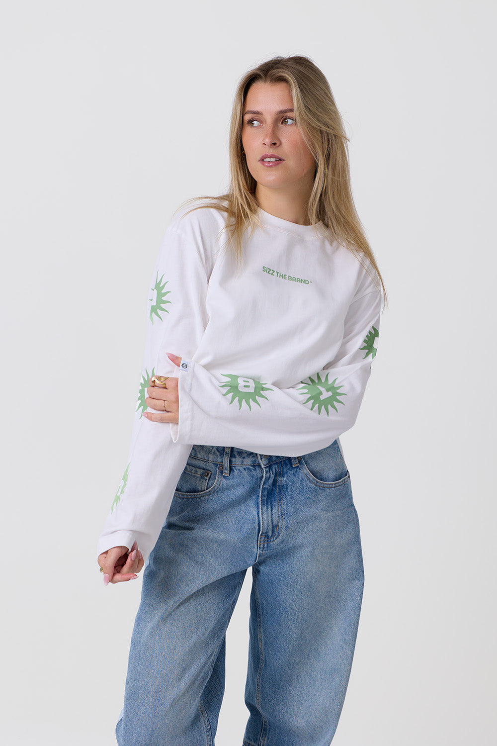 Sun Flow Longsleeve White