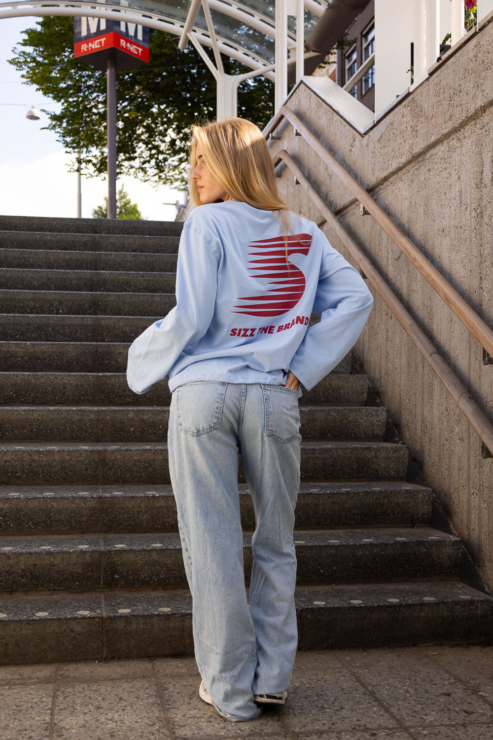 Sporty SIZZ Longsleeve Sky blue