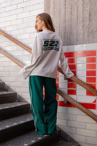 Box Langarmshirt Weiß