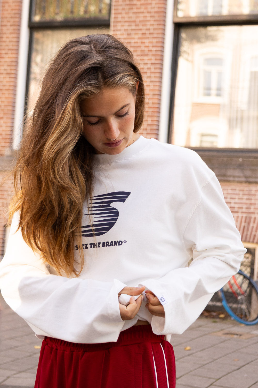 Sporty SIZZ Longsleeve White