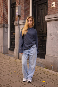 Polka Dot Longsleeve Blauw