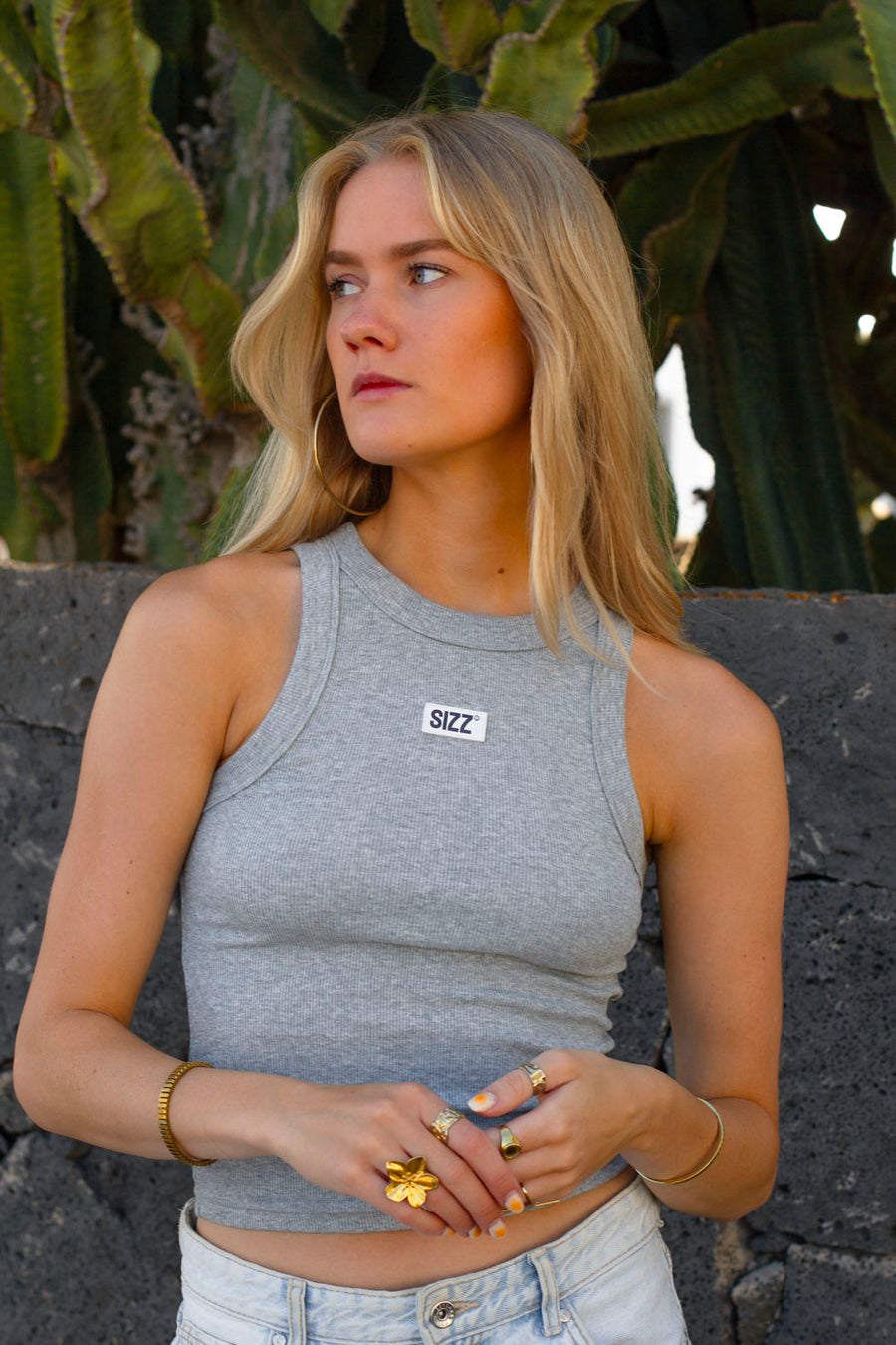 SIZZ Tanktop Grey
