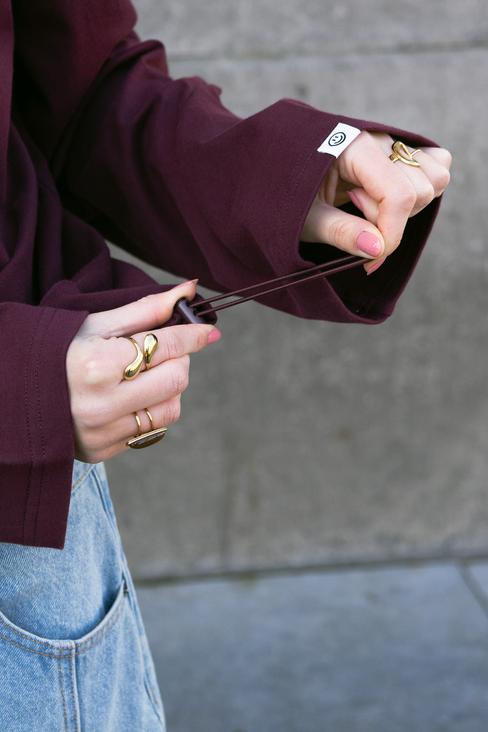 Echo Longsleeve Burgundy