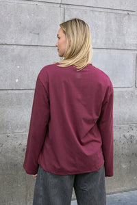 SIZZ THE BRAND Longsleeve Burgundy
