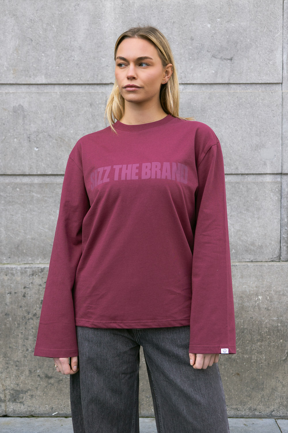 SIZZ THE BRAND Longsleeve Burgundy