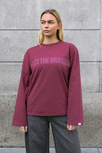 SIZZ THE BRAND Longsleeve Burgundy